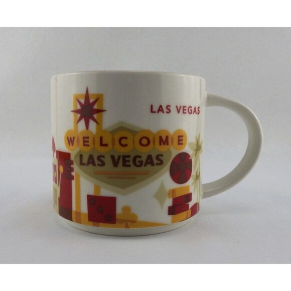 Starbucks 2015 Las Vegas Nevada You Are Here Series Coffee Mug Cup 14 Oz Travel - Picture 1 of 6